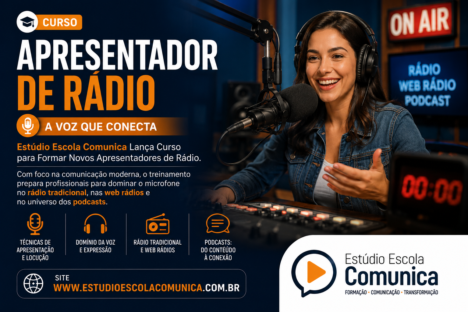 Curso Apresentador de Radio
