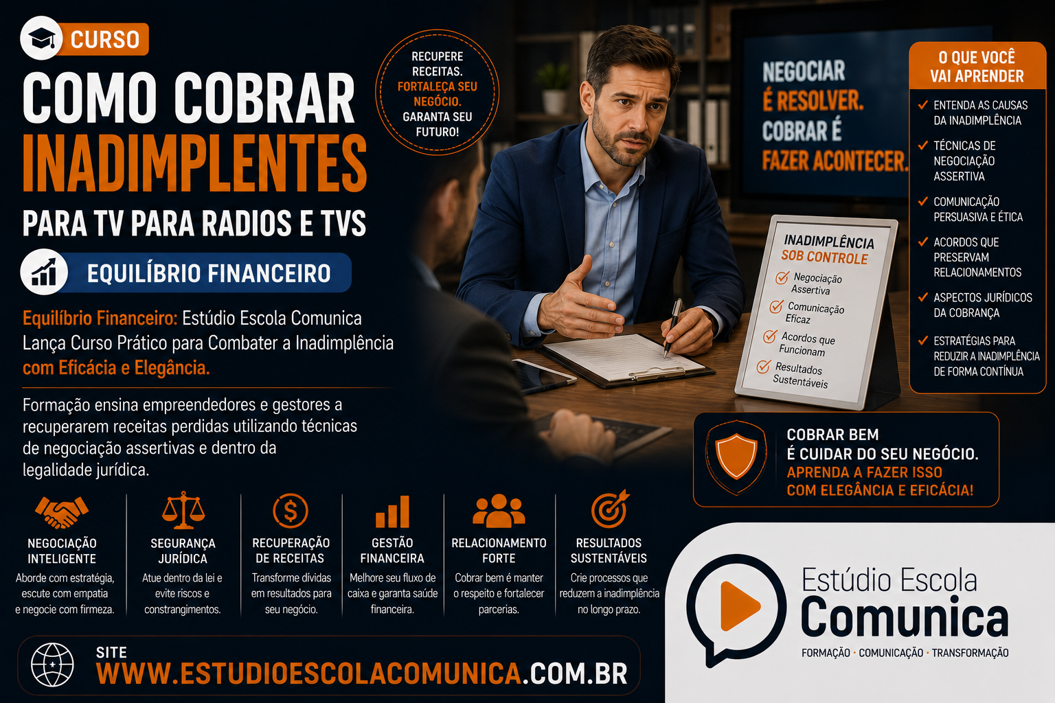 Curso Como Cobrar Inadimplentes