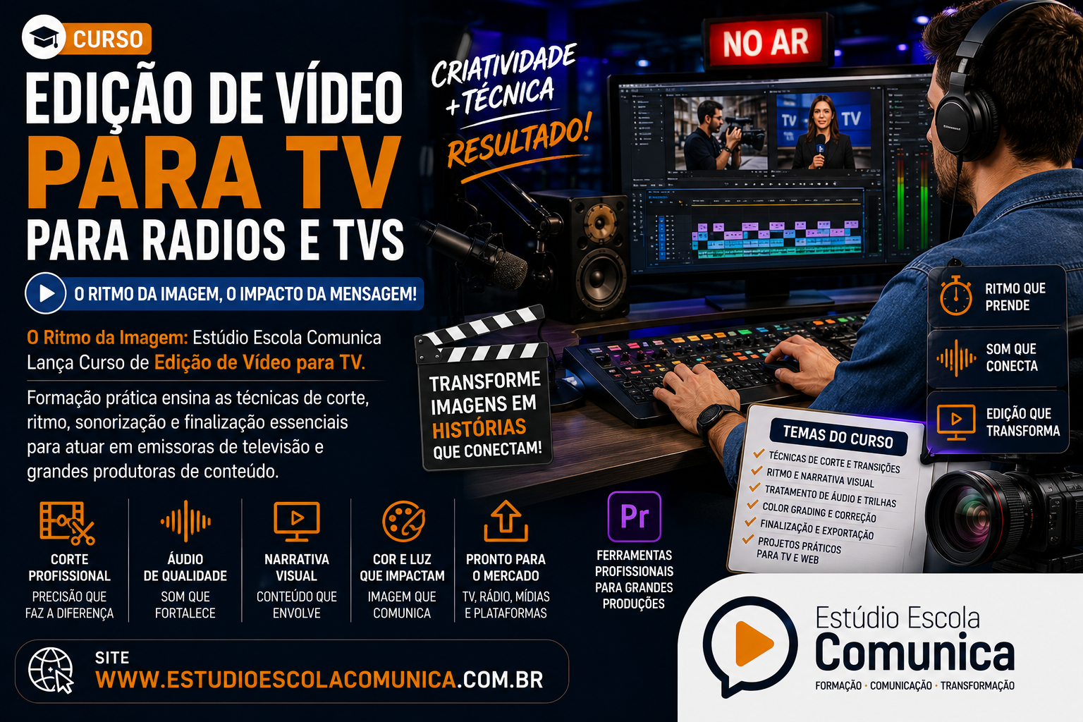 Curso Edição de Vídeo para TV