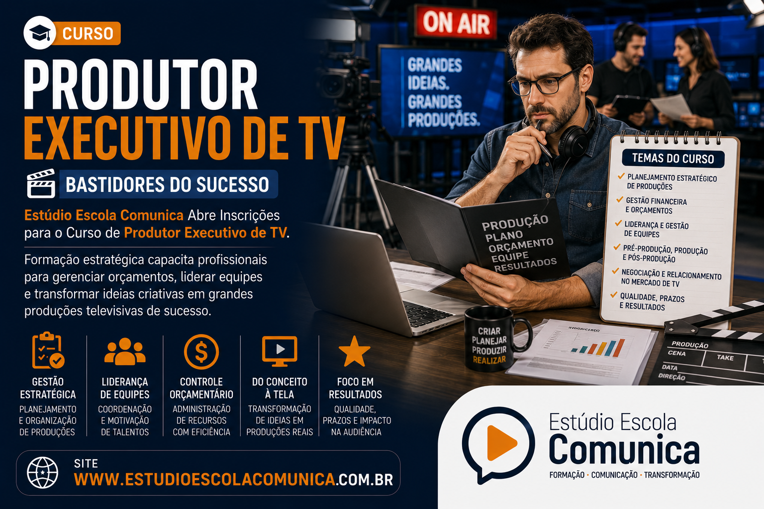 Curso Produtor Executivo de TV