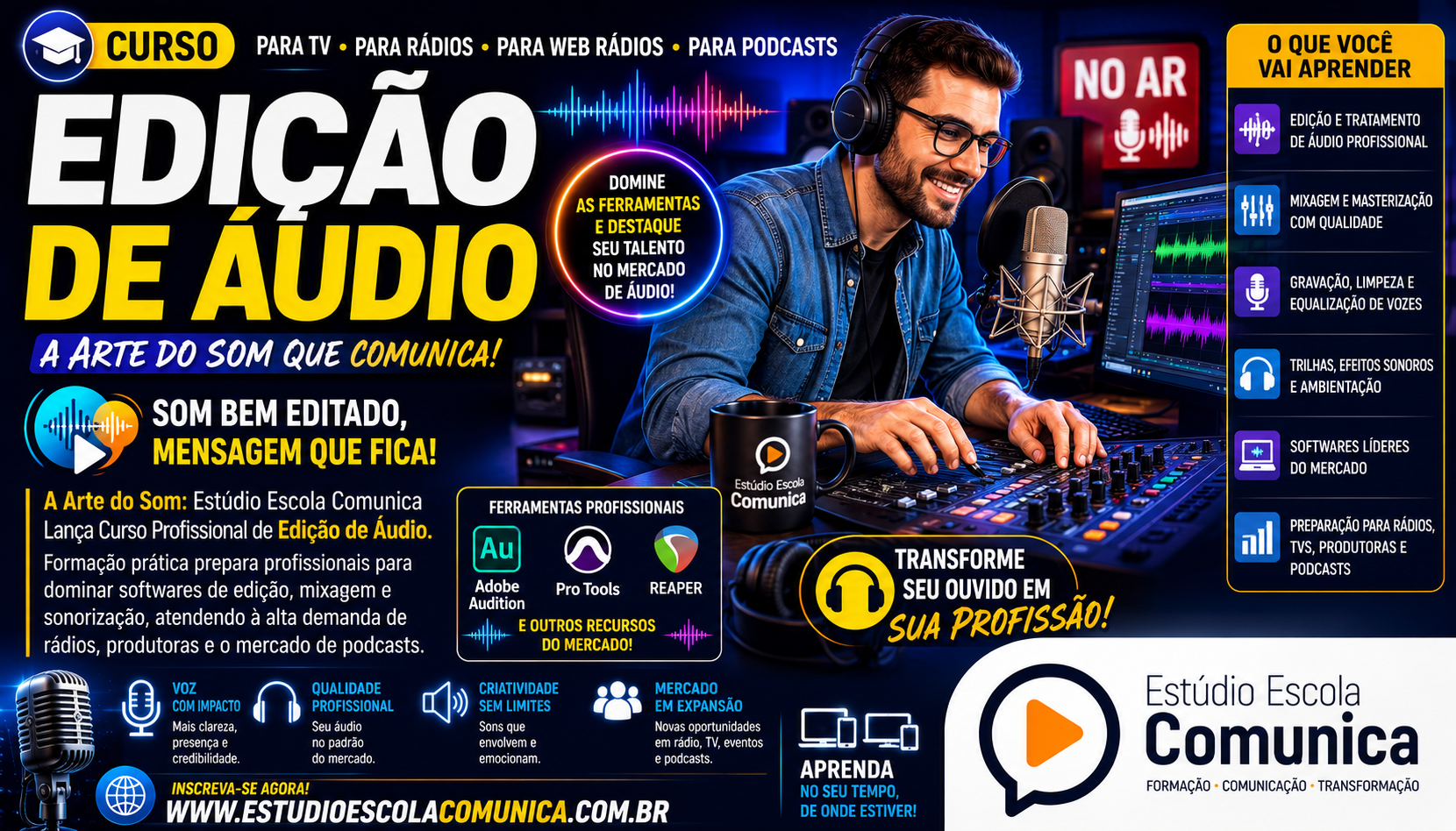 Curso de Edição de Áudio 1
