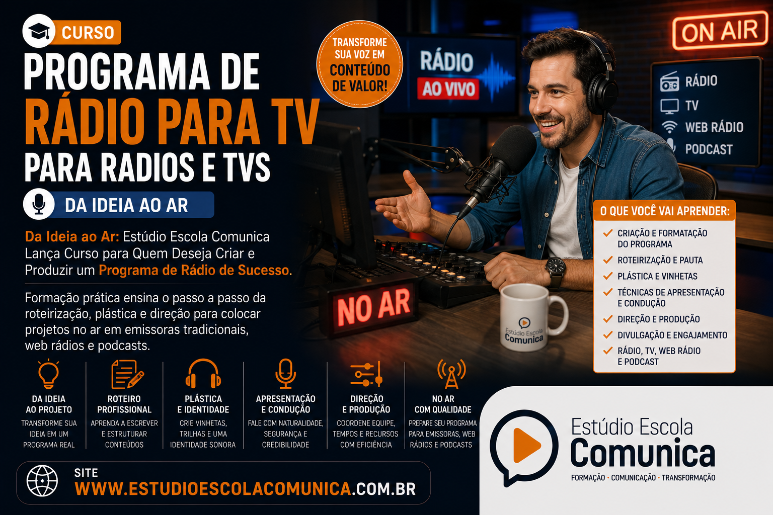 Curso de Programa de Rádio