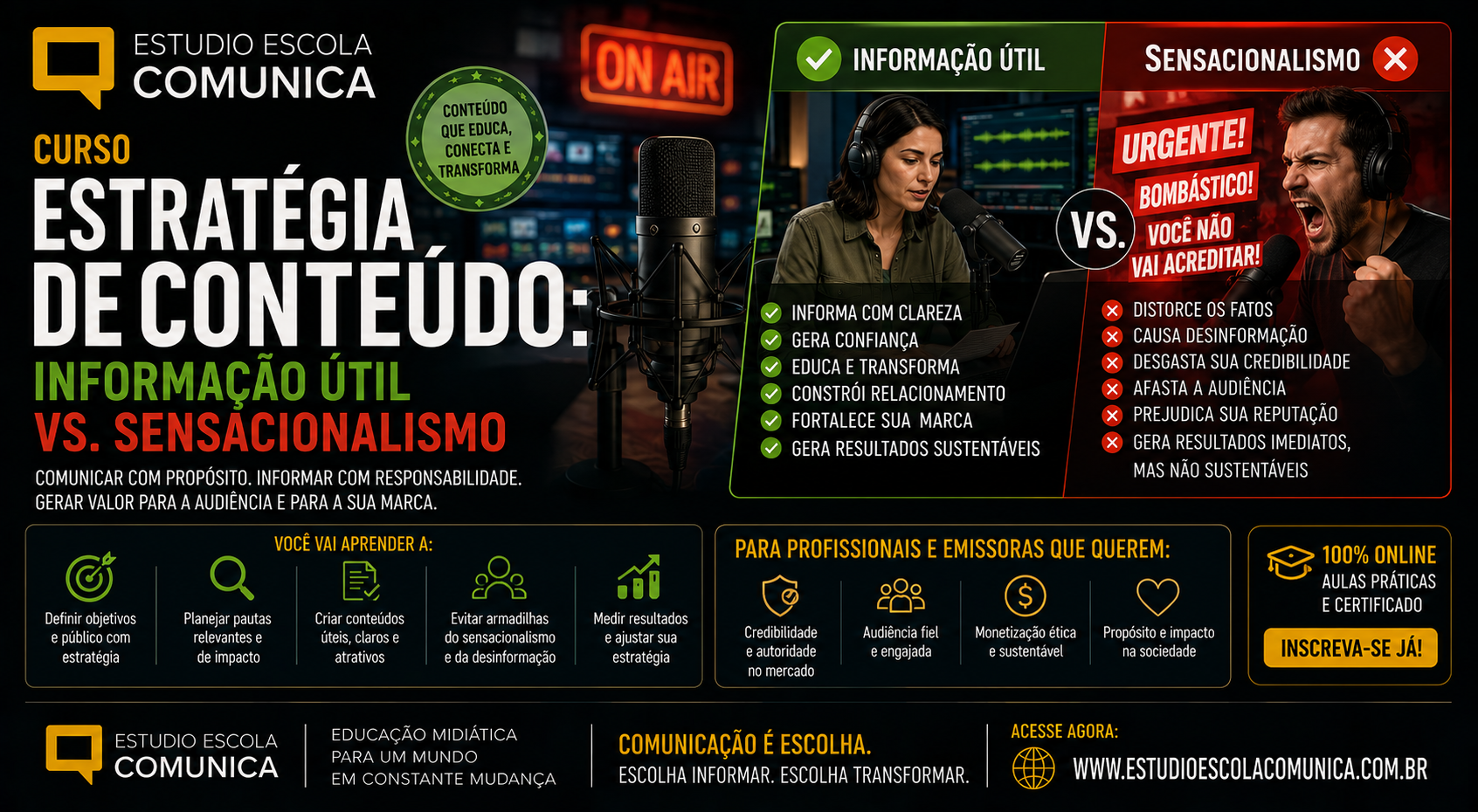 PROMO Estratégia de Conteúdo Informação Útil vs. Sensacionalismo