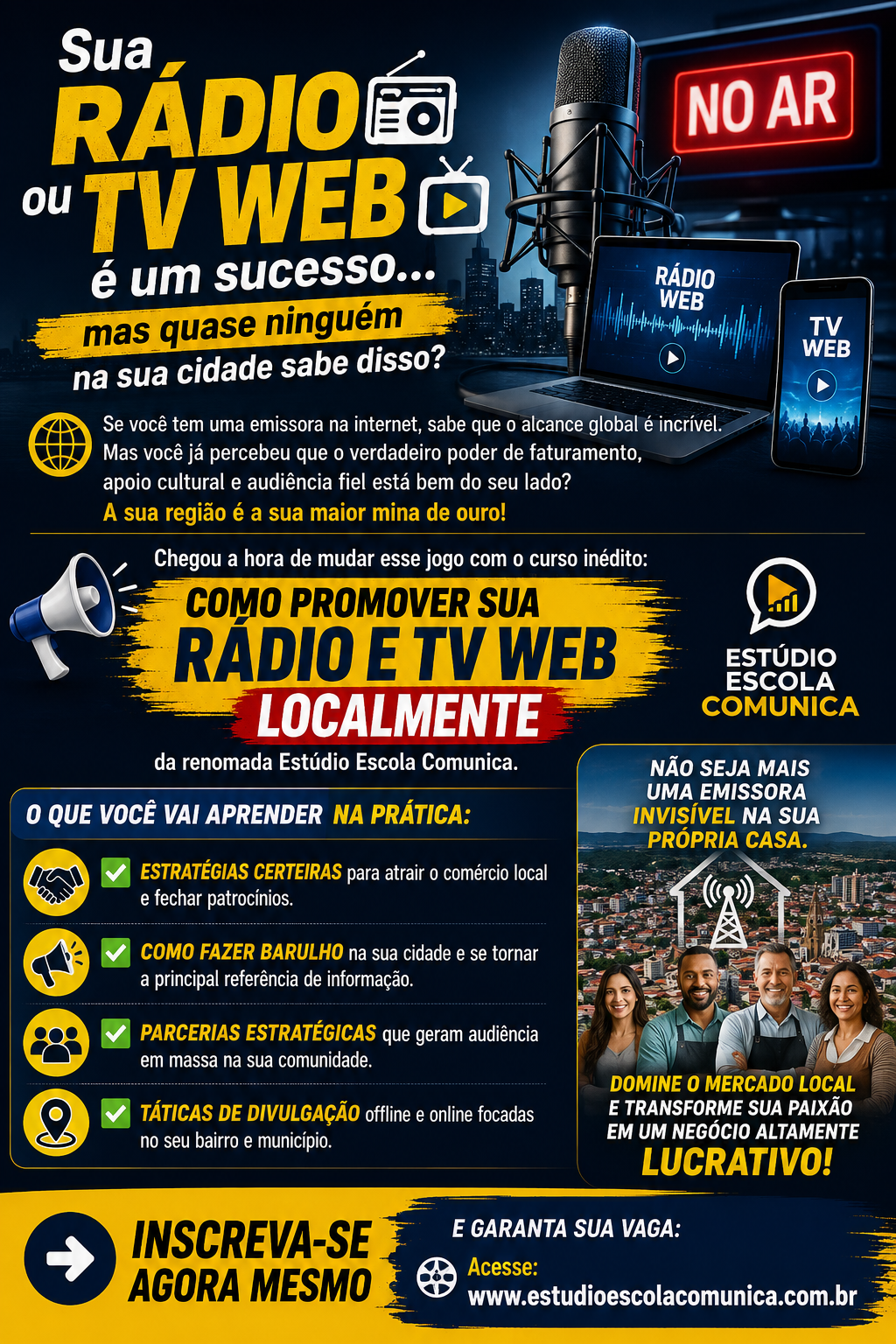 PROMOCAO CURSO PROMOCAO RADIO E TV WEB